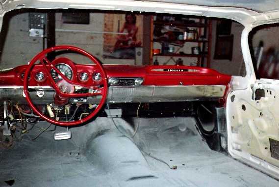 1959 Chevy Impala Sport Sedan Meilahden tallilla 1982
